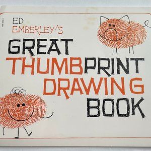 Great Thumbprint Drawing Book By Ed Emberley Scholastic Inc 1977